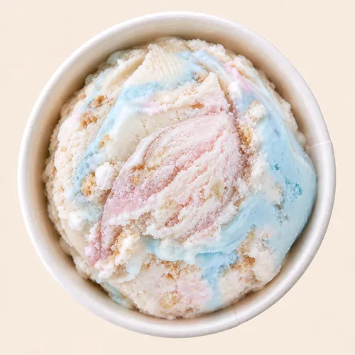 Cereal Milk ice cream scoop