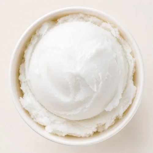 Coconut Sorbet ice cream scoop