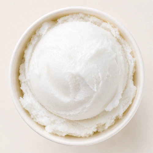 Coconut Sorbet ice cream scoop
