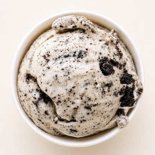 Cookies & Cream ice cream scoop