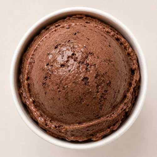 Double Chocolate Chip ice cream scoop