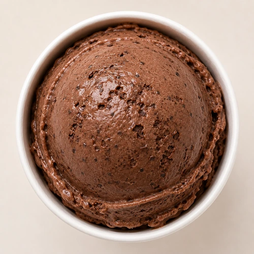 Double Chocolate Chip ice cream scoop