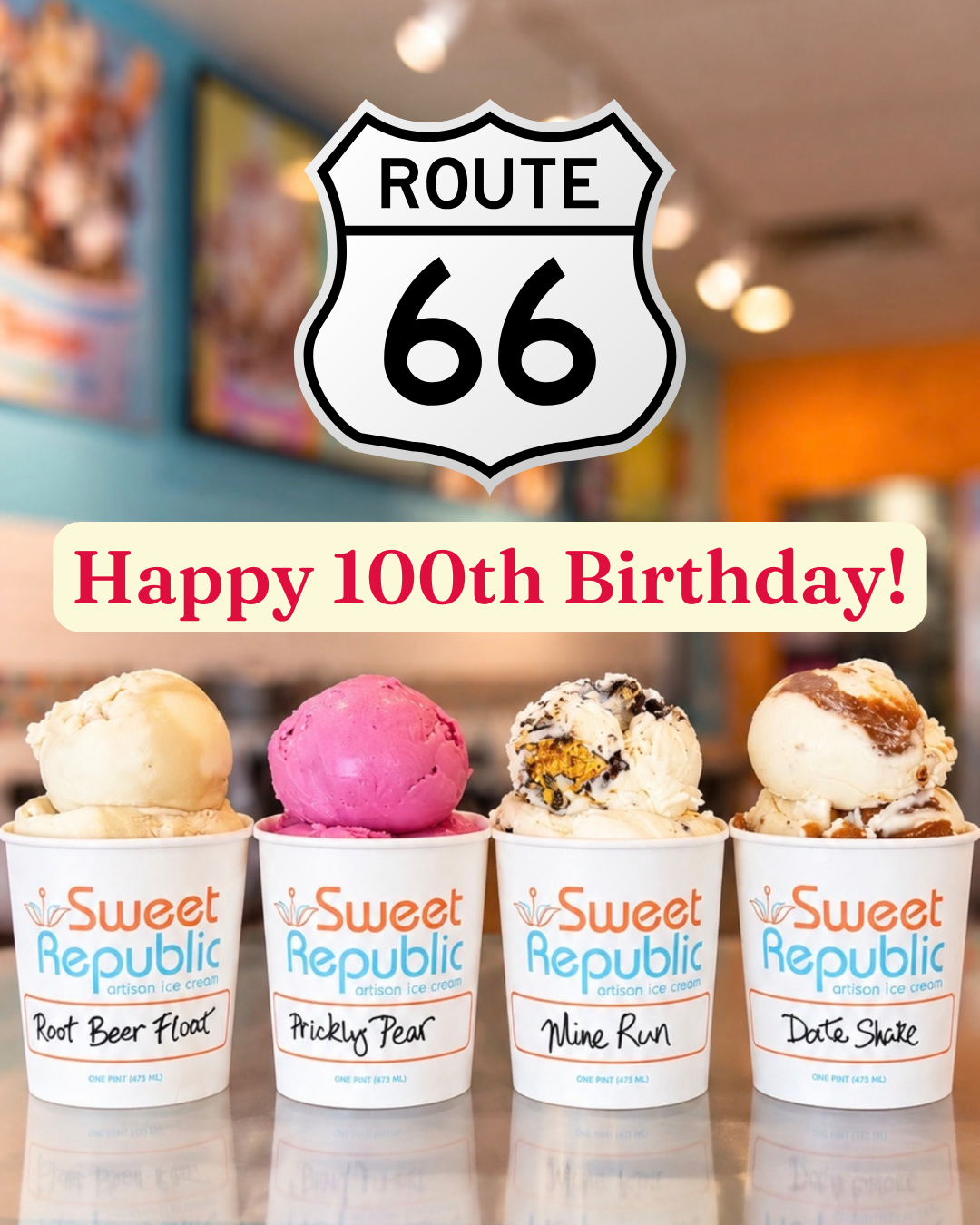 Route 66 Flavors at Sweet Republic
